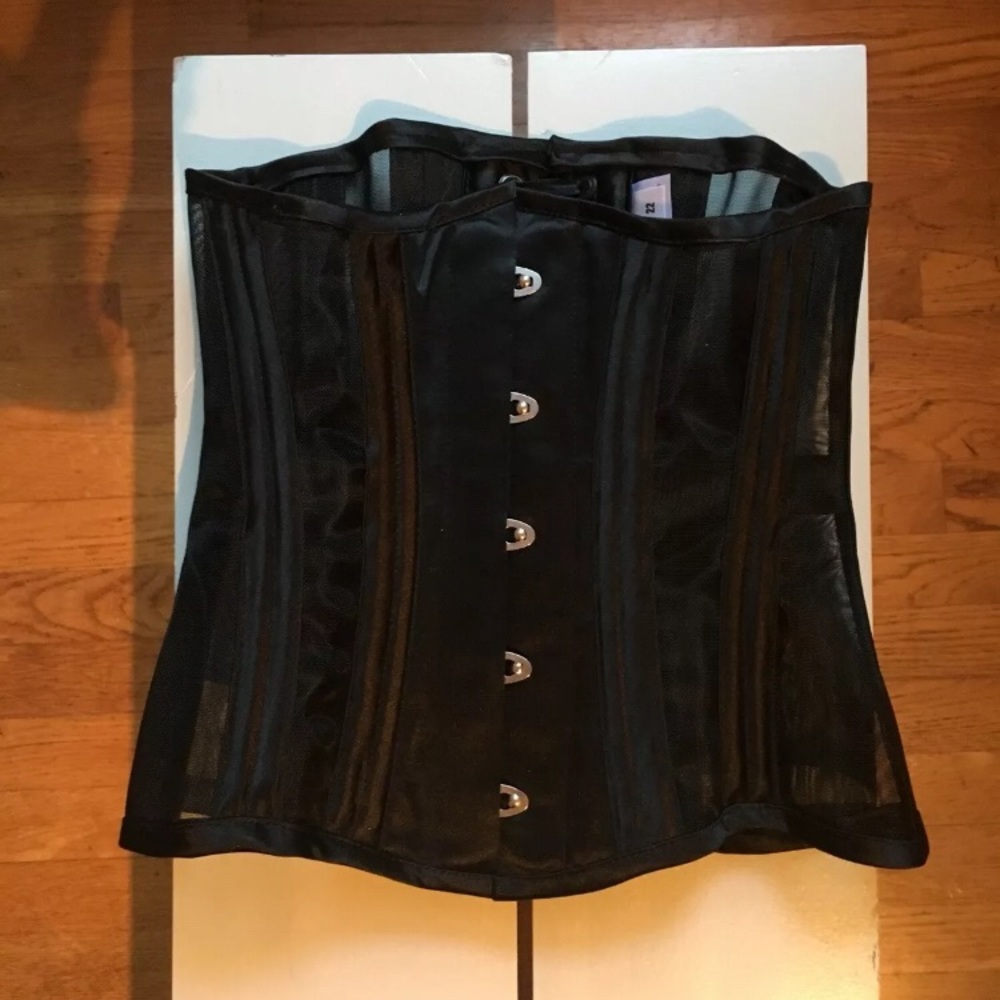 Satin/Mesh UnderBust Corset
